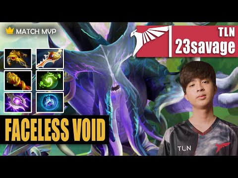 Faceless Void Safelane | TLN.23savage | OMG REFRESHER BUILD COMEBACK | 7.32b Gameplay Highlights