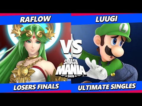 SmashMania 2025 LOSERS FINALS - Raflow (Palutena) Vs. Luugi (Luigi) Smash Ultimate - SSBU