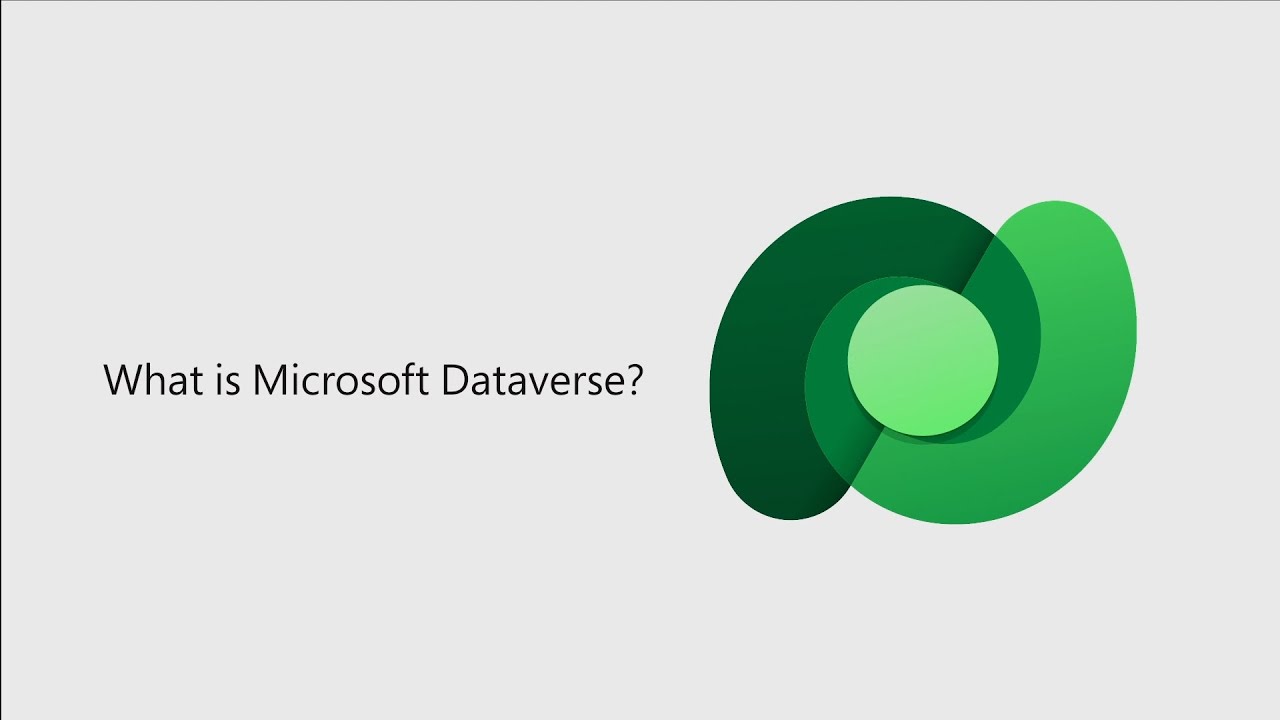 Microsoft Dataverse Overview