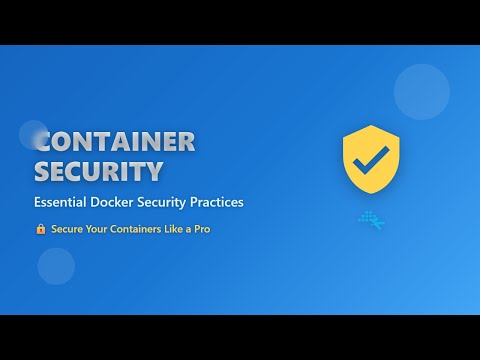 🛡️ Container Security Basics: Docker Security for Beginners