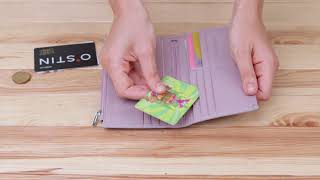 Женский кожаный кошелек ST Leather 19384 фиолетовый