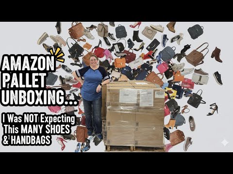 Amazon Pallet Unboxing… I Was NOT Expecting This Many Shoes & Handbags