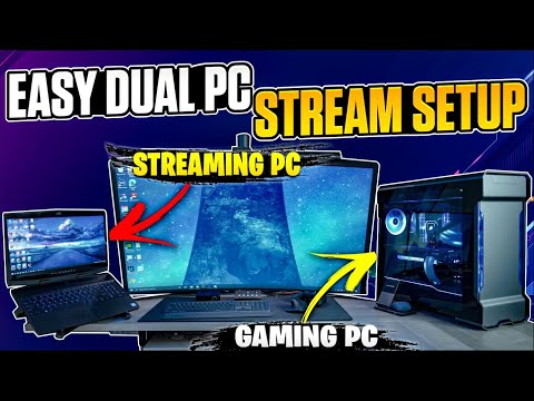 DUAL PC STREAMING SETUP like your FAVORITE STREAMER | STEP BY STEP GUIDE