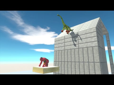 Heavy Dino Brachiosaurus Squashed Every Unit - Animal Revolt Battle Simulator