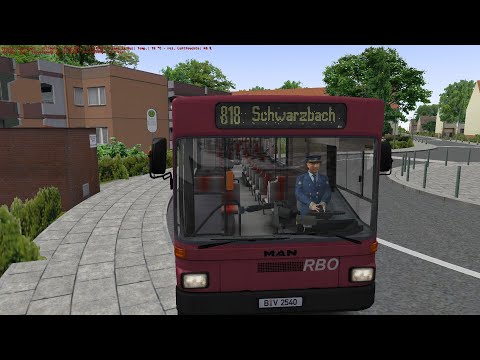 Omsi 2 Ahlheim Laurenzbach Updated Linie 818 Korthausen - Schwarzbach