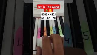 Joy to the World: Easy Piano Tutorial for Beginners 🎶🎹