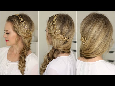 French Braid and Side Fishtail Braid
