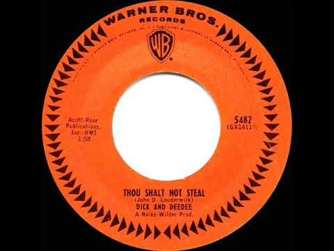 1965 HITS ARCHIVE: Thou Shalt Not Steal - Dick & Deedee (mono 45)