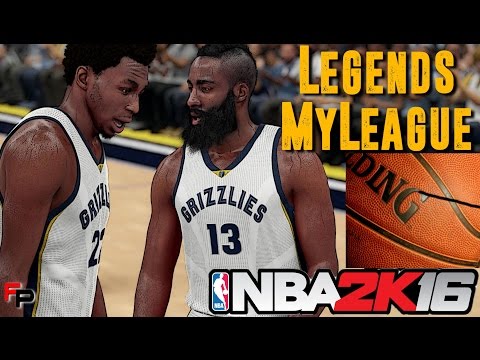 NBA 2K16 - Legends Roster - Fantasy Draft My League - Jr. Takes on Wiggins & Harden Ep. 2