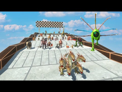 RACE TO ESCAPE FROM THORN ALIEN MAX STRONG - Animal Revolt Battle Simulator