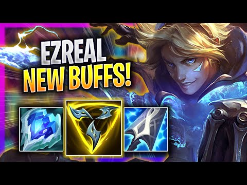 KOREAN CHALLENGER TRIES EZREAL WITH NEW BUFFS! - Korean Challenger Plays Ezreal ADC vs Aphelios!