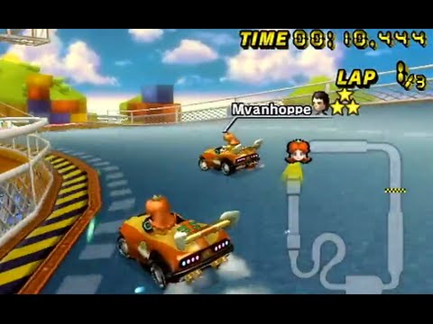 No-item Kart 1v1 vs Mae (3 races)