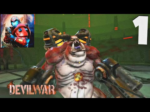 Devil War: 3D Offline FPS Game - Full Gameplay Walkthrough Parte 1 (iOS, Android)