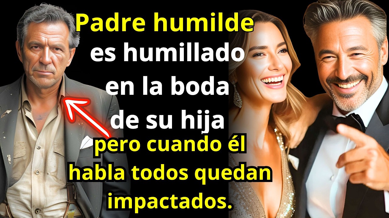 Padre humilde es humillado en la boda de su hija, pero cuando él habla, todos quedan impactados