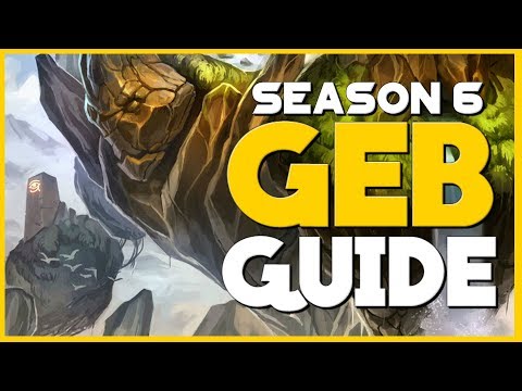 SMITE - The Complete Geb Guide and Build for Season 6 | Support and Solo