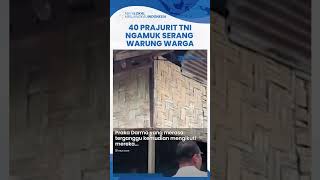 40 Oknum TNI Mengamuk hingga Serang Warung Warga di Deli Serdang, 3 Sepeda Motor dan 1 Mobil Rusak