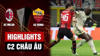 Highlights: AC Milan - AS Roma | Nỗ lực bất thành, chủ nhà ôm hận ngay tại thánh địa San Siro