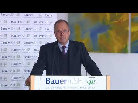 Werner Schwarz auf dem virtuellen Landesbauerntag 2020