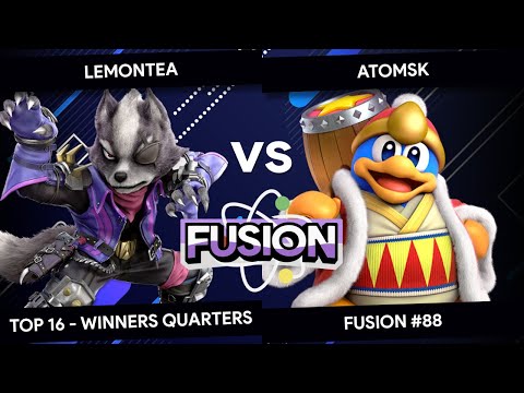 Fusion #88 - LemonTea (Wolf) vs Atomsk (Kind Dedede) - Top 16 - Winners Quarters
