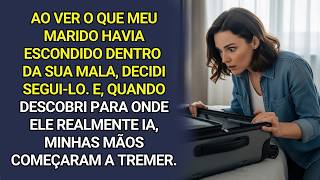 Ao ver o que meu marido escondeu dentro da mala, decidi segui-lo. E, ao chegar ao portão...