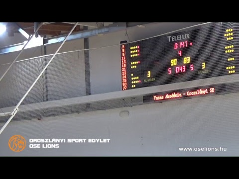 Vasas Akadémia-OSE Lions élő