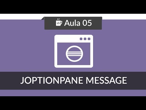 Interface Gráfica Java no Eclipse 05 JOptionPane Message