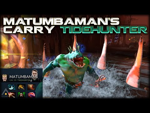 Dota 2: Tanking For Your Team - Matumbaman's Carry Tidehunter | Pro Dota 2 Guides