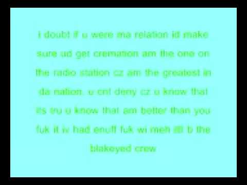 Mc Burberry vs blackout crew lyrics