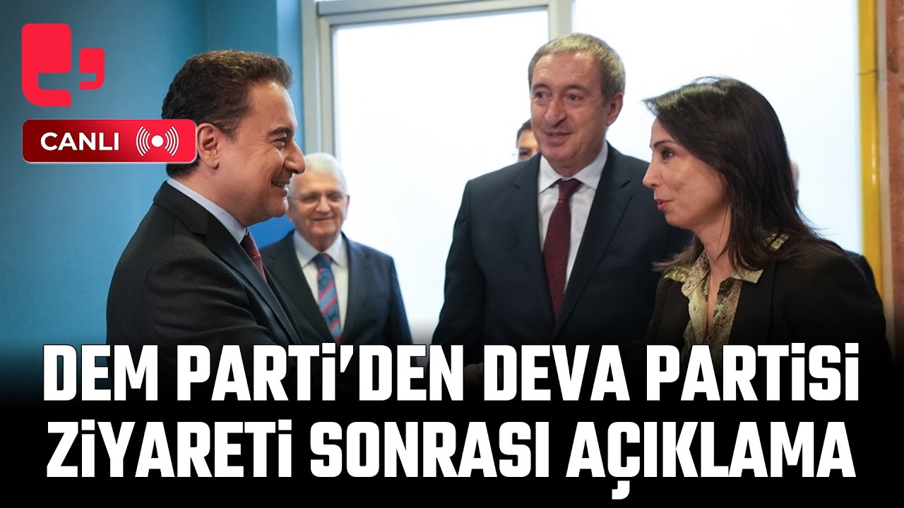 DEM Parti'den DEVA Partisi ziyareti sonrası ortak açıklama
