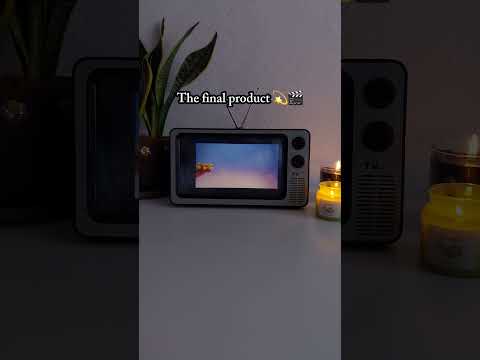 This vintage TV is a must-have for aesthetic lovers✨🤩#vintage #nostalgia #retrotv #roomdecor