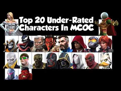 Top 20 Most Underrated Characters in Marvel Contest Of Champions  | Do You Agree? Did I Miss Anyone?