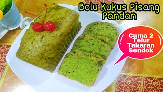 Download lagu STEAMED BANANA PANDAN BAKED 2 EGGS, 1 SPOON, SUPER SOFT AND FLAVORY mp3
