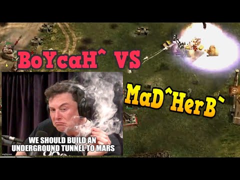 BoYcaH vs MaD^HerB! CNC:GENERALS ZERO HOUR! 1v1! Live Stream!