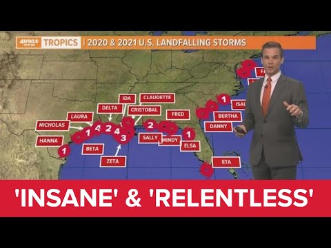 'Insane' - 19 named storms landfalls in the U.S. since 2020