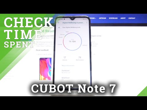 How to Check Total Screen Time on CUBOT Note 7 – Phone Usage Stats