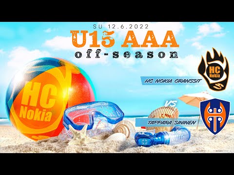 Su 12.6.2022 klo 17.00: HC Nokia Oranssit - Tappara Sininen // U15 AAA // Off-Season