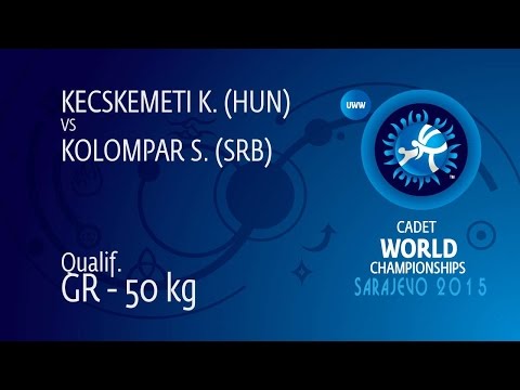 Qual. GR - 50 kg: S. KOLOMPAR (SRB) df. K. KECSKEMETI (HUN) by TF, 9-0