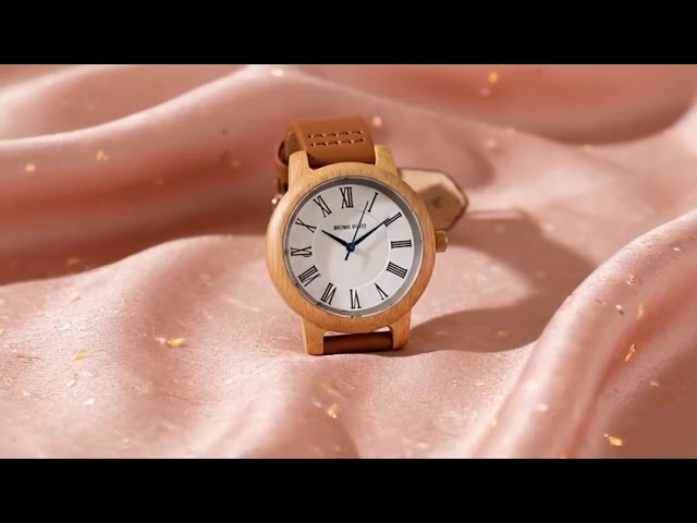 ساعة خشبية رجالية