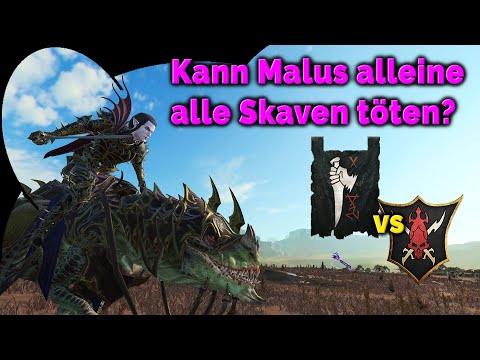 Kann Malus alleine alle Skaven töten? Skaven vs Dunkelelfen im Warhammer 3 Multiplayer