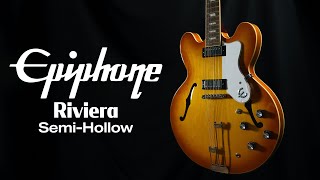 Video thumbnail for Epiphone Riviera Semi-Hollow | Royal Tan by MooreMusicGuitars
