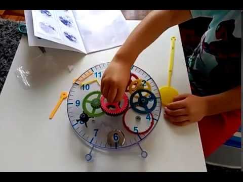 Imaginarium Mi primer reloj esqueleto de cuerda desmontable para niños I do my clock