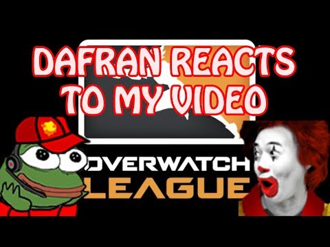 DAFRAN REACTS TO AND WATCHES MY VIDEO!
