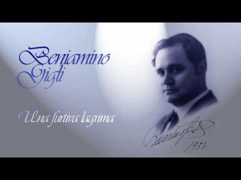 Beniamino Gigli - Una furtiva lagrima 1927 / cleaned by Maldoror + subtitle