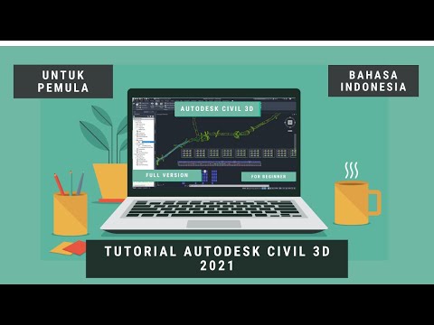 , title : 'Tutorial Autodesk Autocad Civil 3D 2021 | Bahasa Indonesia | Lengkap Untuk Pemula'