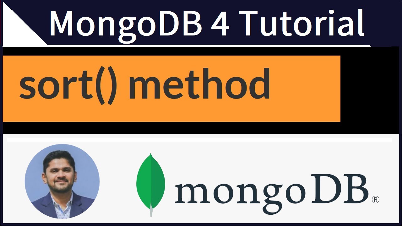 How to use sort() method in MongoDB | MongoDB Tutorial for Beginners