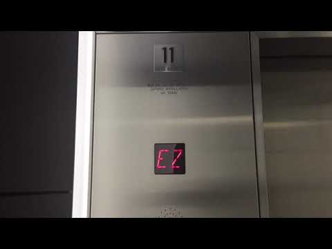 Otis Elevonic 411M Traction High-Rise Elevators at Exchange Tower, Toronto ON