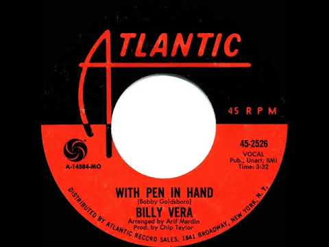 1968 HITS ARCHIVE: With Pen In Hand - Billy Vera (mono 45)