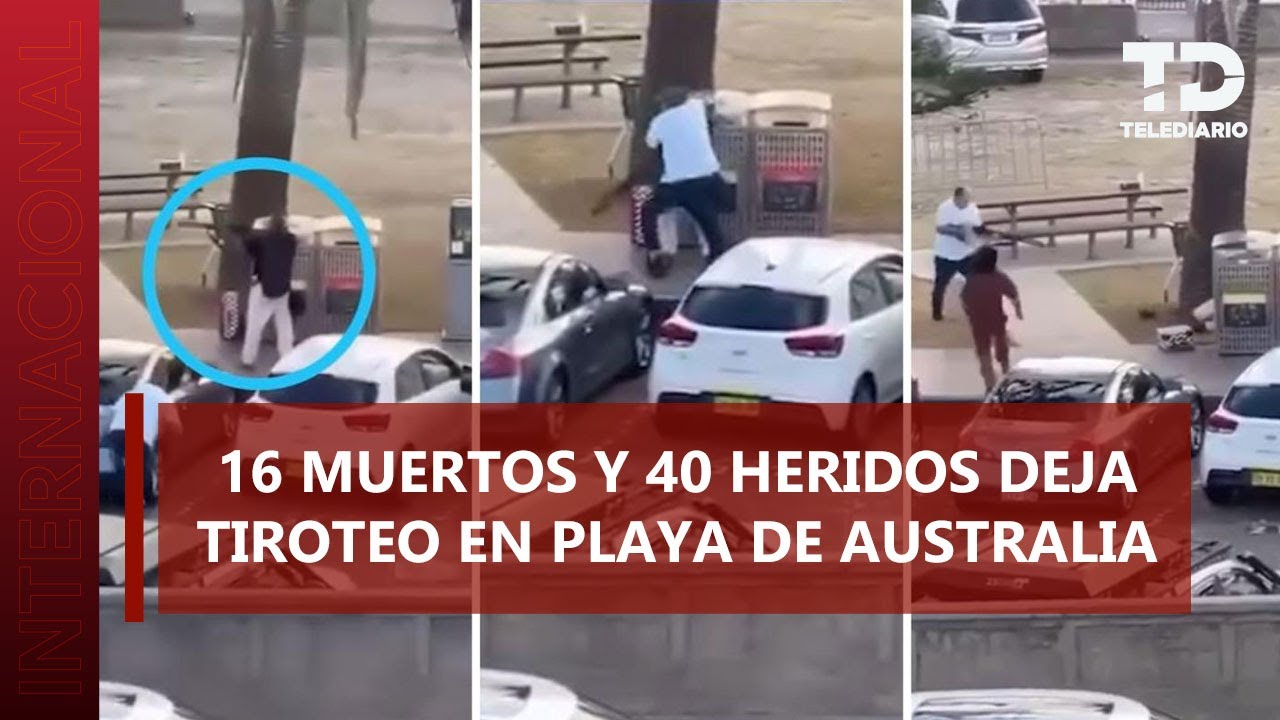 Hombres armados desatan tiroteo durante una celebración judía en playa de Australia