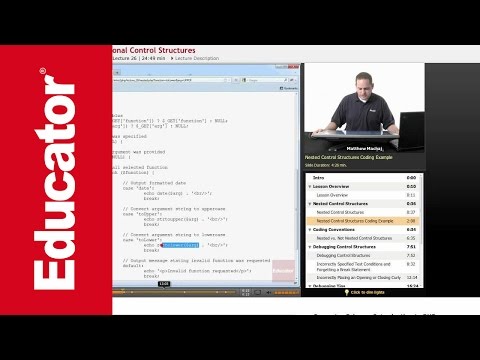 Php Nested Conditional Control Structures