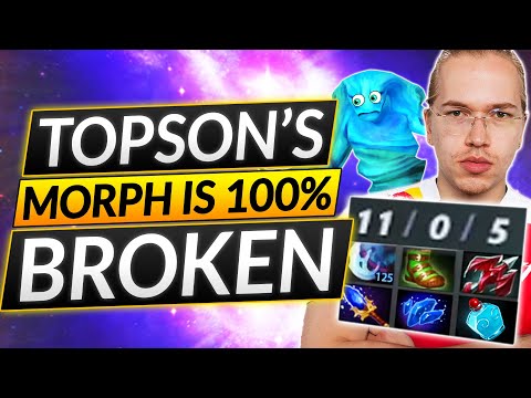 TOPSON'S NEW MORPLHING STRAT IS THE EASIEST MMR YOU CAN GET - Dota 2 Guide